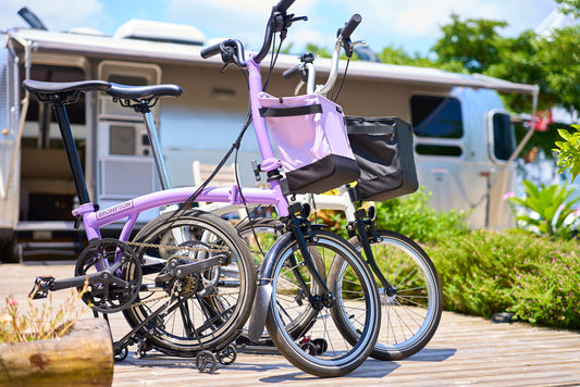 Purple TotalCarry Multifunctional Bike Basket Bag